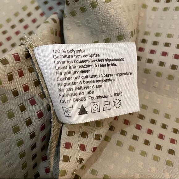 MEC Outdoor Woven Casual Button Down Short Sleeve Shirt Size XL Canvas feeling - Picture 11 of 14